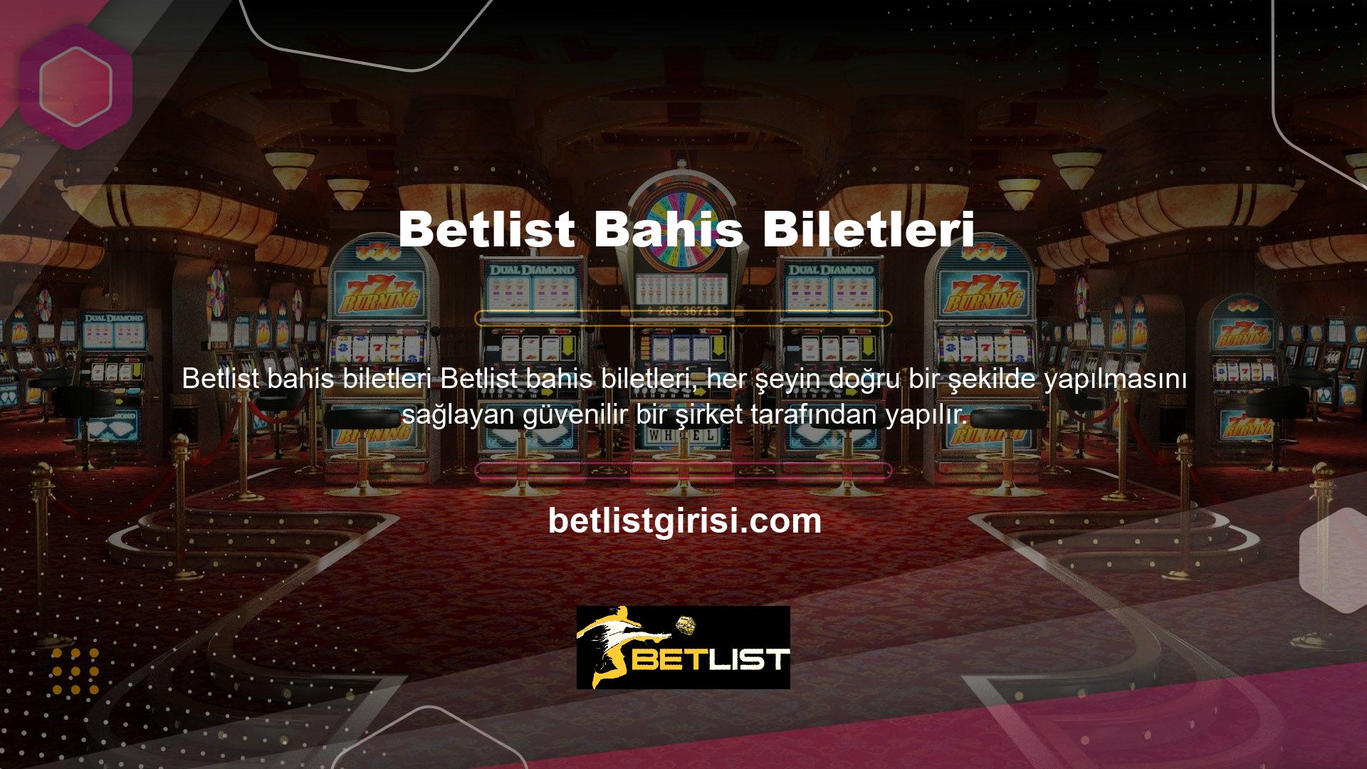 Betlist her zaman en önemli lig ve turnuvalar için en yüksek ödemeleri bulacak: İspanyol Ligi, Almanya Bundesliga, İtalya Serie A, Fransa Ligue, UEFA Şampiyonlar Ligi, Europa Ligi, Dünya Şampiyonası
